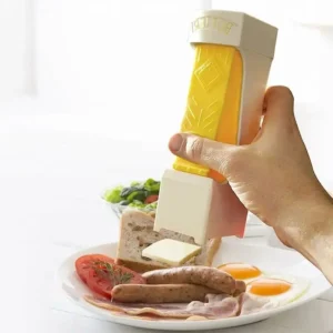 Butter Dispenser & Slicer Butter Keeper Container for Fridge